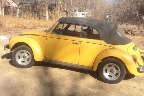 1977 volkswagen super beetle base convertible 2-door