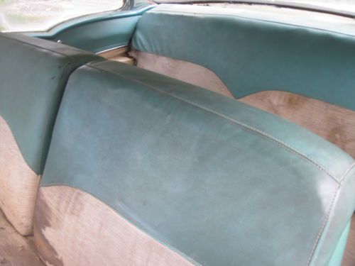 1955 CHEVY BELAIR 2DR HARDTOP ALL ORIGINAL 50K BARN FIND RUNS, image 6