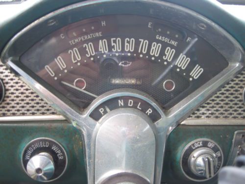 1955 CHEVY BELAIR 2DR HARDTOP ALL ORIGINAL 50K BARN FIND RUNS, image 12