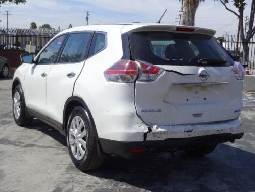2014 nissan rogue s damaged wrecked crashed salvage project repairable runs!!