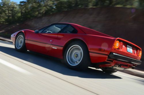 1979 ferrari 308 gtb &#034;best on the planet&#034; red/black, low miles, 16&#034; wheels