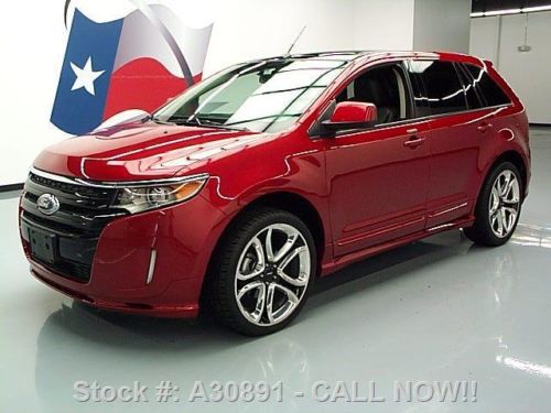 2011 ford edge sport pano sunroof nav rear cam 22&#039;s 55k texas direct auto