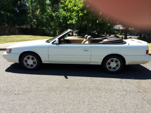 1992 infiniti m30 convertible very low mile time warp car