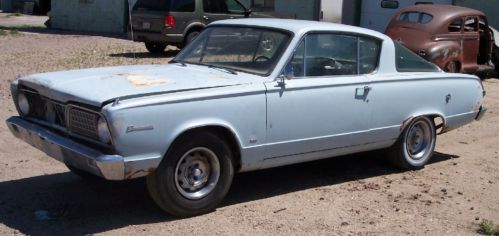 1966 plymouth v8 barracuda