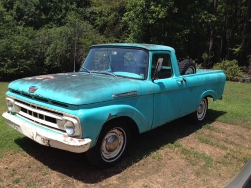 1961 ford f-100 f100 unibody  short wheel base