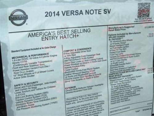 2014 Nissan Versa Note SV, US $18,979.00, image 10