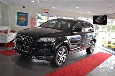 2010 audi q7 premium plus rear dvd nav 3rd row panoramic roof heated no reserve!