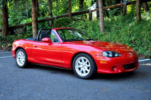 2004 mazda miata mazdaspeed mx-5 turbo 46k flyin&#039; miata velocity red