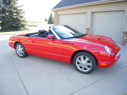 2002 ford thunderbird premium  **** 80 original miles****