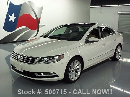 2013 volkswagen cc vr6 lux sunroof nav rear cam 42k mi texas direct auto