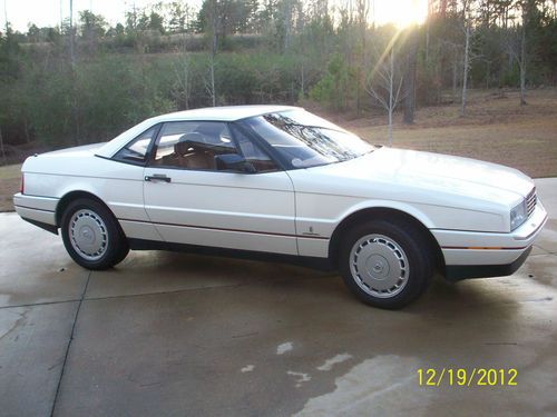 1989 cadillac allante base convertible 2-door 4.5l