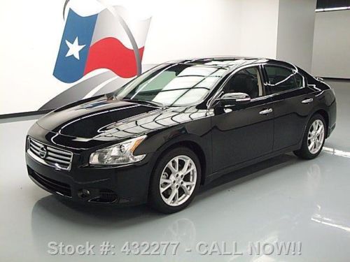 2014 nissan maxima 3.5 sv premium dual sunroof nav 15k texas direct auto