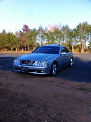 2003 mercedes cl500 silver coupe