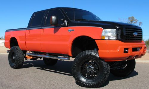 ***no reserve**2004 ford f350 harley davidson lifted diesel crew shorty az clean