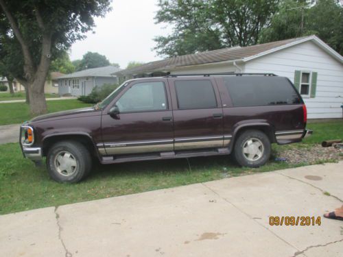 1997 gmc k1500 suburban slt sport utility 4-door 5.7l