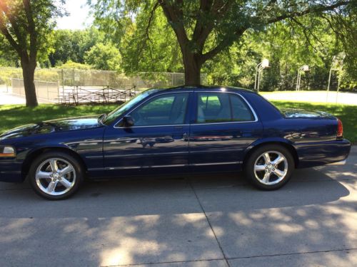 2003 mercury marauder, 14,702 actual original miles, rare dark pearl blue