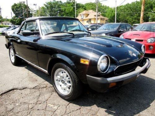 1984 fiat pininfarina spyder automatic 2-door convertible