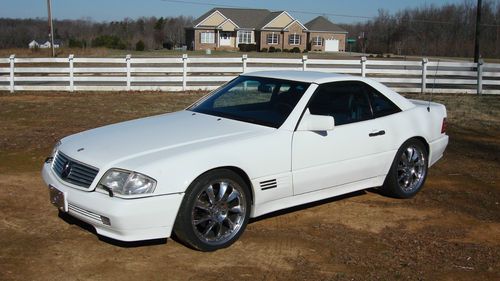 1994 mercedes benz sl500 white 63000miles lorinser lm6 wheels