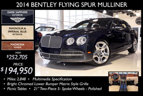 1 owner; save $57,000 off msrp; original msrp $252,705; rear seat entertainment