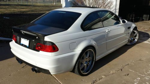 2002 alpine white 6sp manual m3 hre csl carbon