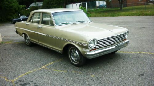 1963 chevrolet nova 4 door sedan  starts and runs great condition