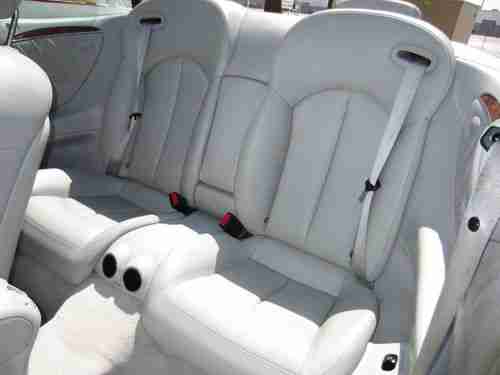 2004 Mercedes-Benz CLK320 Convertible Silver 3.2L grey leather black top loaded, US $13,900.00, image 9