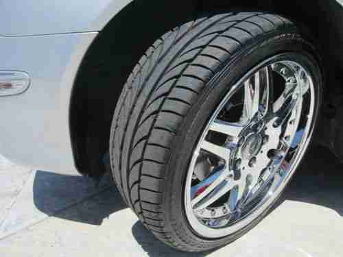 2004 Mercedes-Benz CLK320 Convertible Silver 3.2L grey leather black top loaded, US $13,900.00, image 14