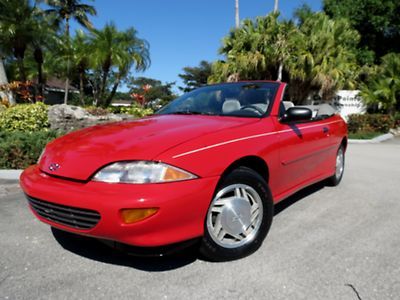 Drop the top-lqqk 18,500 mile 97 cavalier conv-a stunner-rare find-no reserve-fl