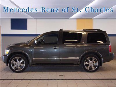 2005 infiniti qx56; navi/dvd; low miles; excellent cond!