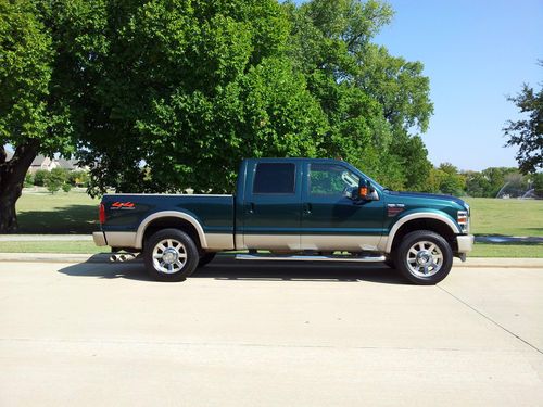 2008 ford f-250 super duty king ranch crew cab pickup 4-door 6.4l no reserve