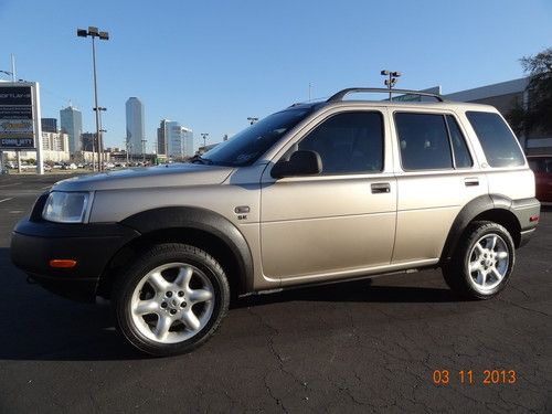 2002 land rover freelander se sport utility 4-door 2.5l v6 awd auto all power