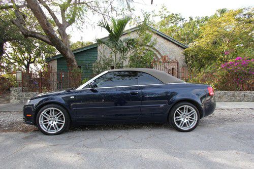 2009 convertible audi a4 sline package