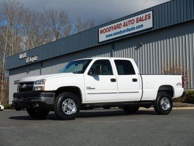 07 chevy classic k2500 hd crew cab lt 4x4 6.6l duramax diesel 6 spd allison auto