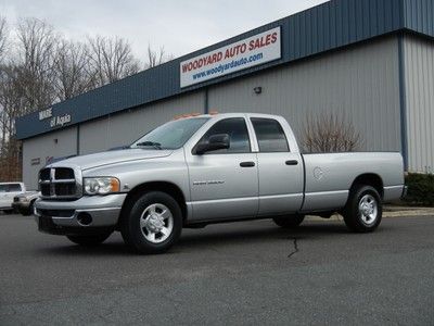 2004 dodge 3500 crew quad cab slt 4x2 8' bed 5.9l cummins diesel 6 speed manual