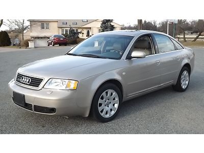 1 owner 6cyl 48k 1 owner low reserve perfect!! quattro 48k