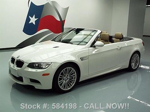 2011 bmw m3 convertible tech pkg htd seats nav only 37k texas direct auto