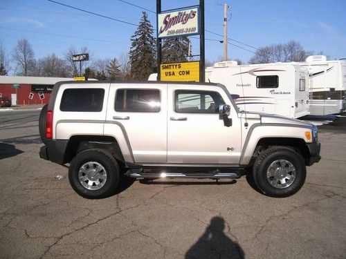2006 hummer h3 suv cd 4x4 traction control sunroof chromes nerf bars all-terrain