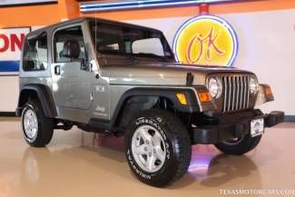 2003 jeep wrangler 2 door 36k 1 owner super clean call now finaincing tan x