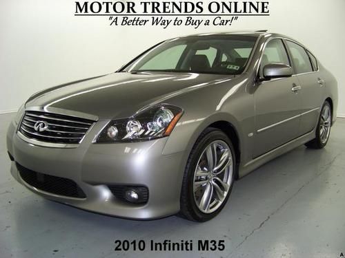 Sport navigation rearcam sunroof htd ac seats 2010 infiniti m35 m35 s 48k