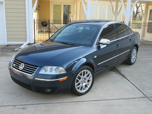 2003 volkswagen passat w8 sedan - six speed manual - sport package - clean title