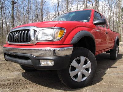 02 toyota tacoma sr5 4wd extendedcab auto 1-owner supercleantruck cleancarfax!!