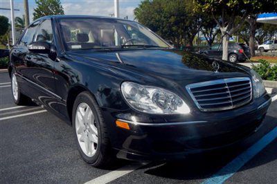 Florida new car trade in, full size s-class, navigation, low miles, extra clean!