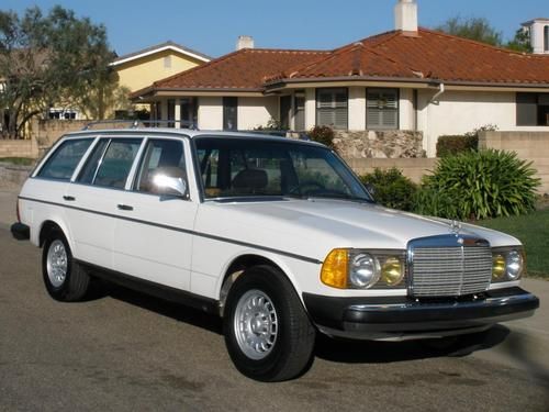 1983 300td 300tdt station wagon estate w123 123 3rd seat low miles turbo diesel