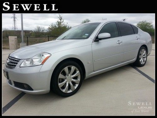 06 infiniti m35 leather sunroof cd low miles bluetooth wood grain