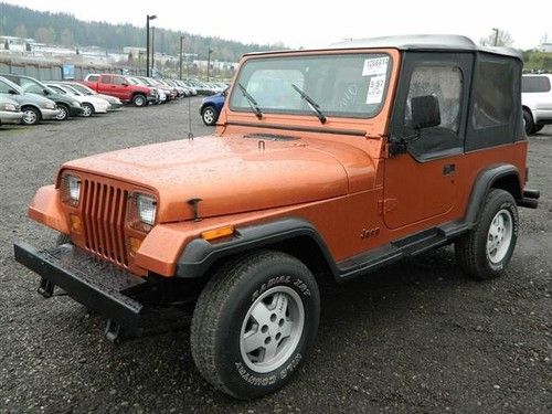 1994 jeep wrangler se 4x4 22k original miles 5 speed ni