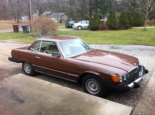 1983 mercedes benz 380sl convertible/hartop