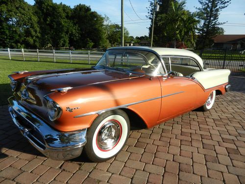 Amazing 1957 olds "super88" 2 dr hardtop, frame on restored, beautiful show car!