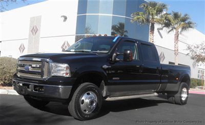 2006 ford f350 4x4 dually king ranch crew cab power stroke turbo diesel