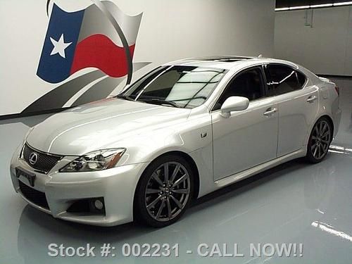 2008 lexus is f 416 hp sunroof leather nav rear cam 52k texas direct auto