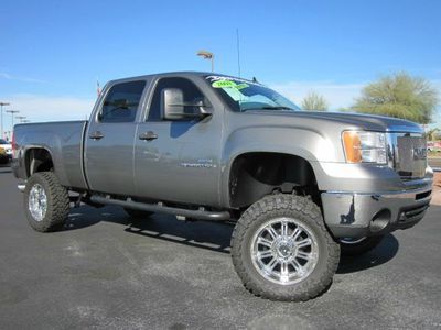 2008 gmc 2500hd sierra crew cab duramax diesel lt 4x4 lifted truck~rcd lift kit!